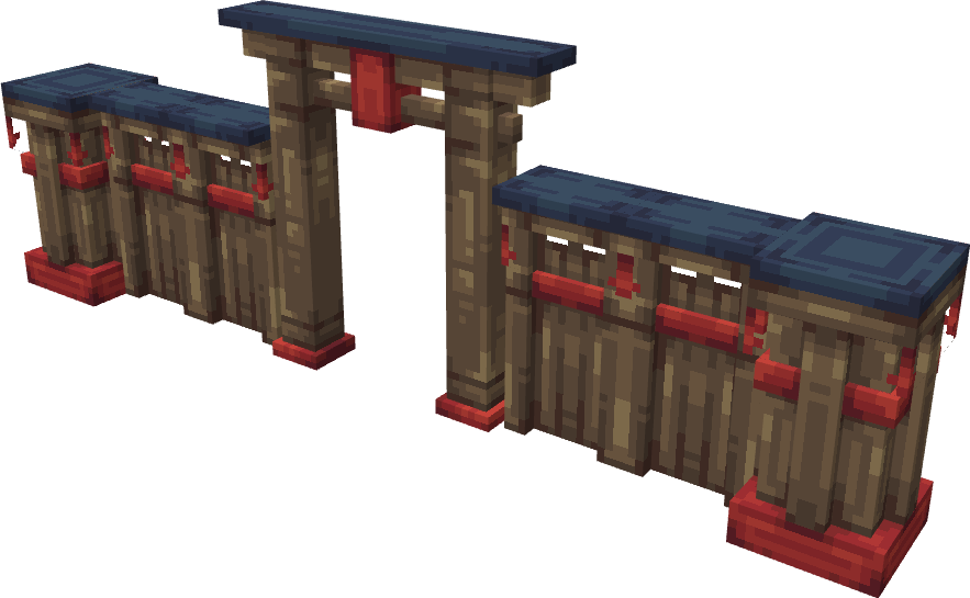 Madao_Official's tweet photo. Japanese gates model

#Minecraft #Blockbench #pixelart https://t.co/odrnVrtbok