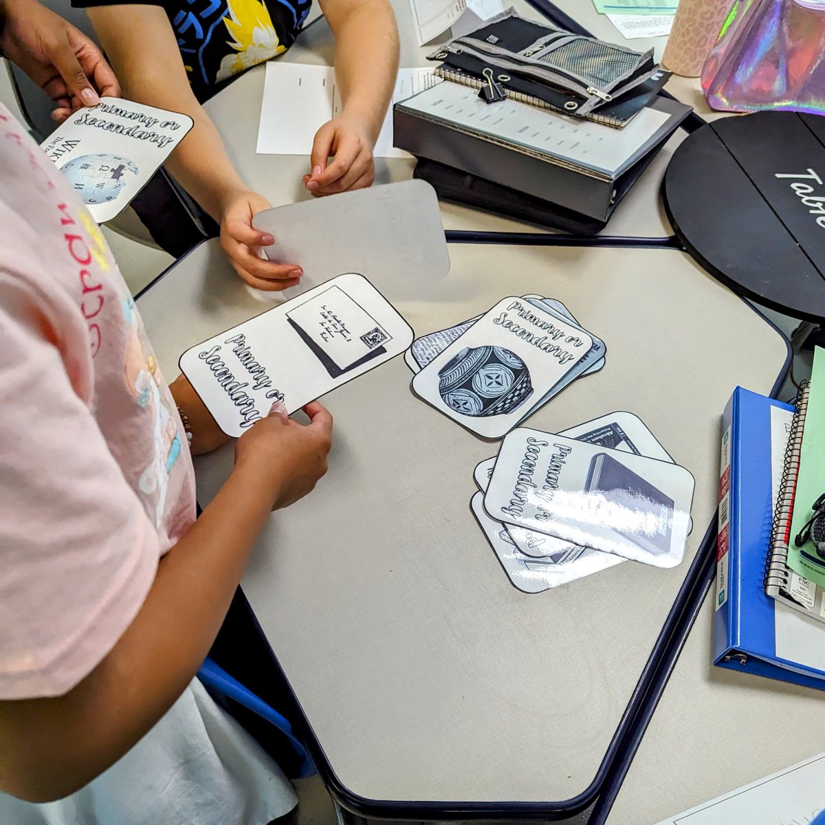 Mrs. Halvorson (@history_middles) on Twitter photo Digging into primary and secondary sources on Day 1! The conversations were on point #allin #hawkyeah <a href="/CfcmsHawks/">CFCMS HAWKS</a> Digging into primary and secondary sources on Day 1! The conversations were on point #allin #hawkyeah <a href="/CfcmsHawks/">CFCMS HAWKS</a>