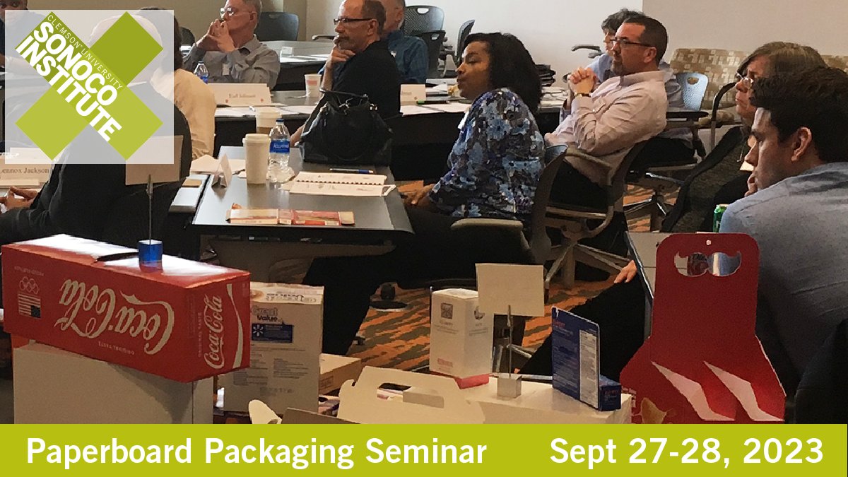 Sonoco Institute (@sonocoinstitute) on Twitter photo Hands-on sessions during the #Paperboard Packaging Seminar include materials, manufacturing effects, design, printing comparisons and die cutting & scoring. Sept 27-28 at <a href="/clemsonuniv/">Clemson University</a>. ecs.page.link/DQiEj #packaging #packagingdesign Hands-on sessions during the #Paperboard Packaging Seminar include materials, manufacturing effects, design, printing comparisons and die cutting & scoring. Sept 27-28 at <a href="/clemsonuniv/">Clemson University</a>. ecs.page.link/DQiEj #packaging #packagingdesign