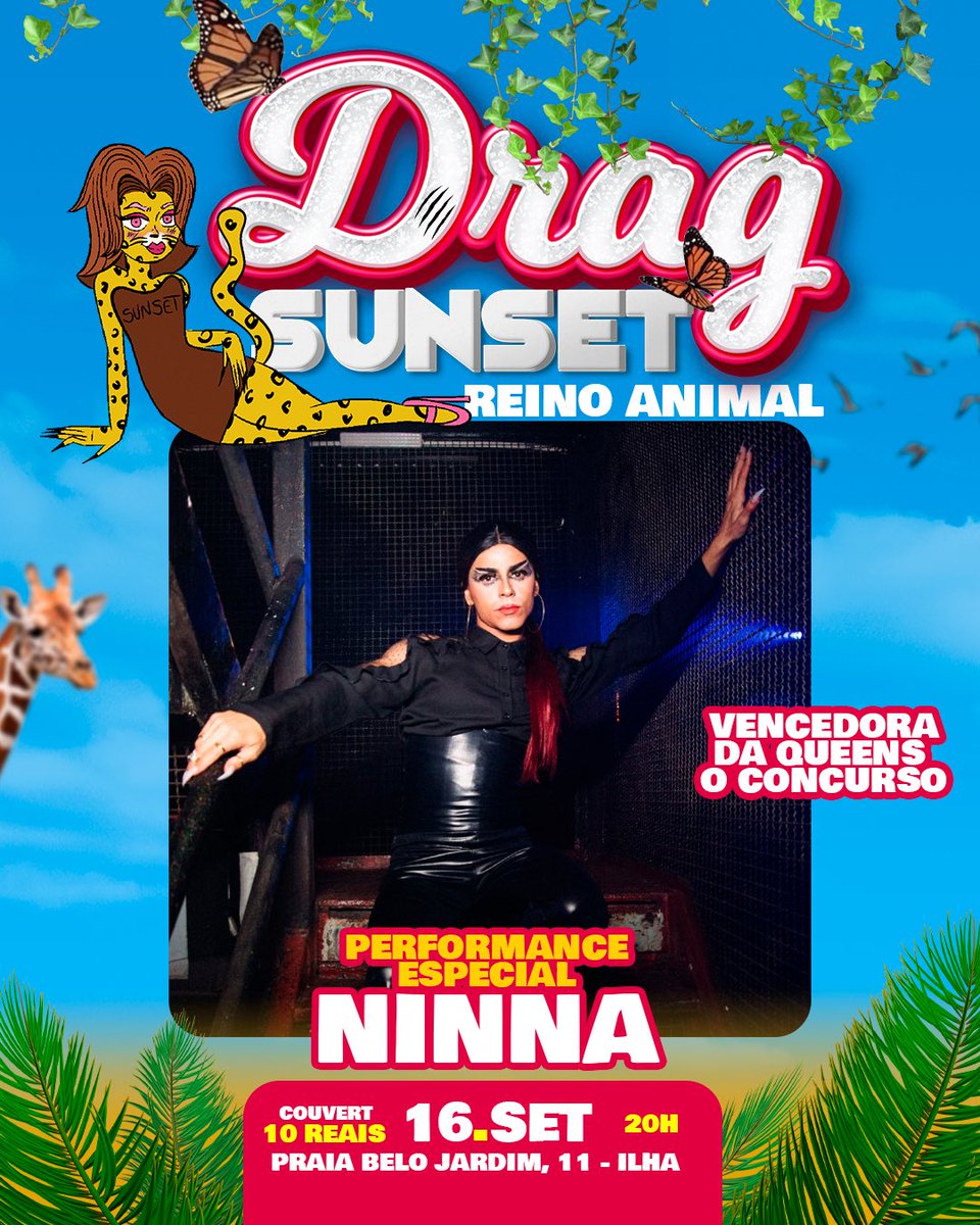 Sunsetnightrj's tweet photo. Vocês estão preparados para o Drag Sunset com esse elenco INCRÍVEL?
No comando da noite
@luadrag
O júri composto por
@brunabragaxx
@BetinaPolaroid
@CutisNegra
@congabombreia
Performance especial de
@dragmanalu
Ninna
Agitando a pista
@vxiluan
#VemProDragSunset https://t.co/DrmUZDPFBX
