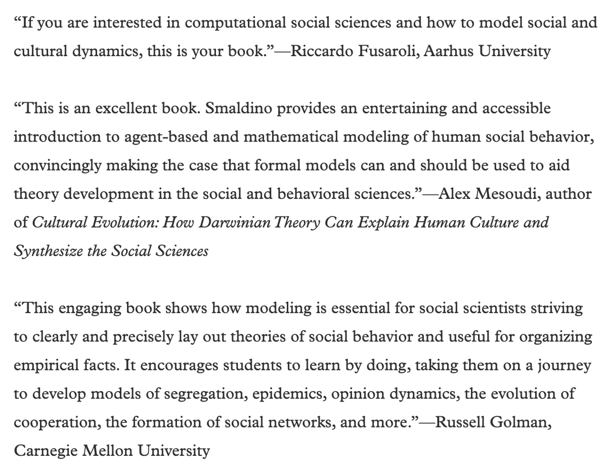 psmaldino's tweet image. In four weeks, my book comes out in the US. Insanity. If you're interested, you can pre-order at the usual spots.

PUP: press.princeton.edu/books/paperbac…

AMZN: amazon.com/dp/0691224145?…