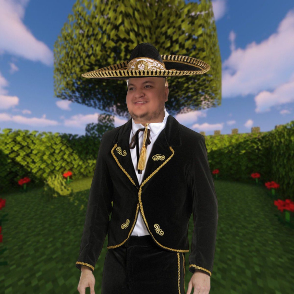DonJulio7mx's tweet photo. Si Auron me invita a @Tortilla_Land (Minecraft Extremo 2) juego vestido de mariachi y hago una canción sin pedos.🇲🇽🌮🎺 YA ME VI… Si nos dejan, nos vamos a morir el primer día🥹🎶 https://t.co/P82g4QwiUp