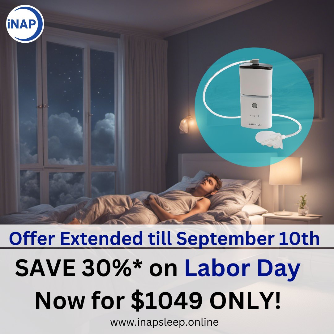 iNAPsleep's tweet photo. 🌟 Exciting news! Labor Day savings on iNAP continue till September 10th! Get 30% off and improve your sleep. Don't miss out! 
https://t.co/4Ao3wCLlg7
 #LaborDaySavings #iNAP #BetterSleep https://t.co/66Y4wSYrOe