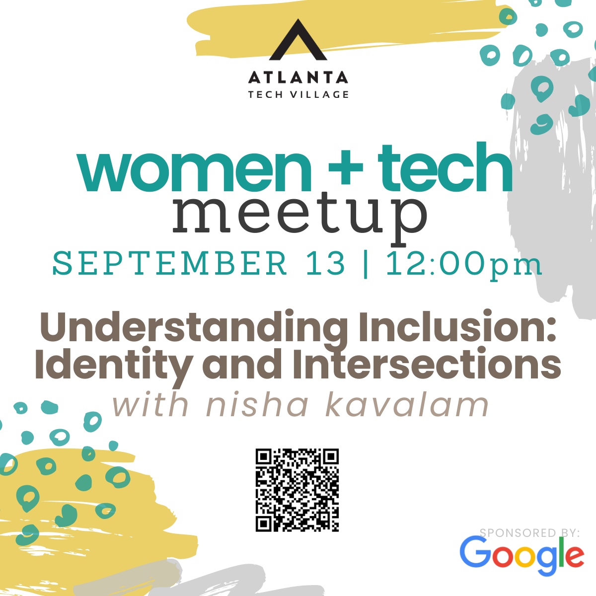 Join us for lunch and conversation around identity + inclusion. Nisha Kavalam will guide the group through self-reflection and group discussion to reveal what's often unconsidered when talking about DEI: the intersections of our identities. Register here: bit.ly/3UsVoBP