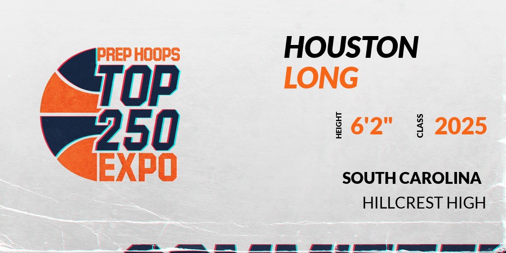 PrepHoopsSC's tweet photo. Welcome Class of 2025 Houston Long (@houstonlong2025) of Hillcrest High HS to the @PrepHoopsSC Showcase @ The City of North Charleston Athletic Center. 

🔥🏀 #PHTop250SC 🏀🔥

Register NOW! 👇  
https://t.co/OKyqRnfJyh https://t.co/jkVsqsvxdd