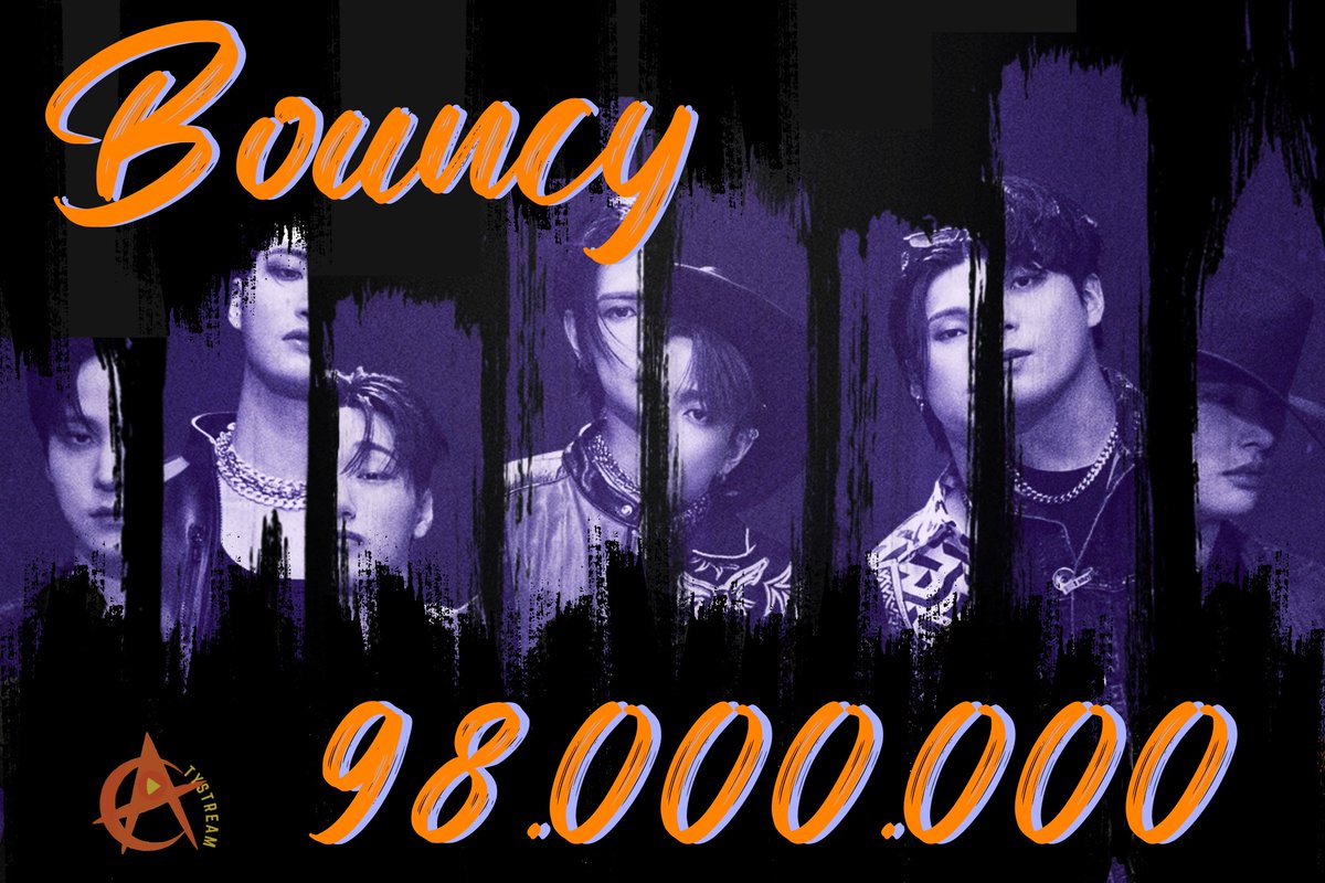 ➺ <a href="/ATEEZofficial/">ATEEZ(에이티즈)</a> 'BOUNCY (K-HOT CHILLI PEPPERS)' Official MV has reached 98.000.000 views! 

Congratulations! 🥂

98🔓--🔜99 
We're now only 2M away from 100M!❤️‍🔥

youtu.be/U0G5OA6ZH5w

—🌸— 
#BOUNCYto100M
#OUTLAW #BOUNCY #ATEEZ_BOUNCY #에이티즈 #エイティーズ