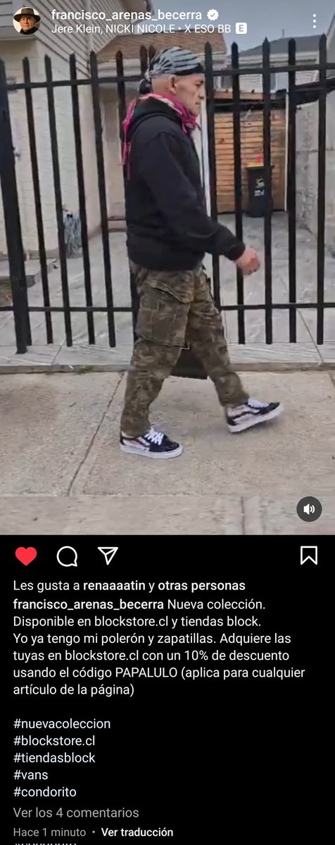 SebaCarvajal5's tweet photo. como les quedo el ojo?? Papá Lulo haciendo una collab con BlockStore ctmmm, aprovechen y usen el código de descuento!! 
#ThelulosShow https://t.co/4upgxzjnIF