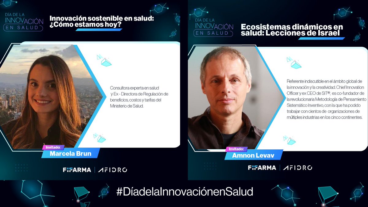afidro_colombia's tweet photo. Estamos a dos días del #DíadelaInnovaciónenSalud, te compartimos la agenda de este espacio que viviremos con  destacados expertos tanto a nivel internacional como nacional.    🗓️7 de septiembre  
⏰9:00 a.m. – 1:30 P.M.  
🔴 Transmisión en vivo https://t.co/WsE0JcKsUP
Realizan @FifarmaLatam y @afidro_colombia