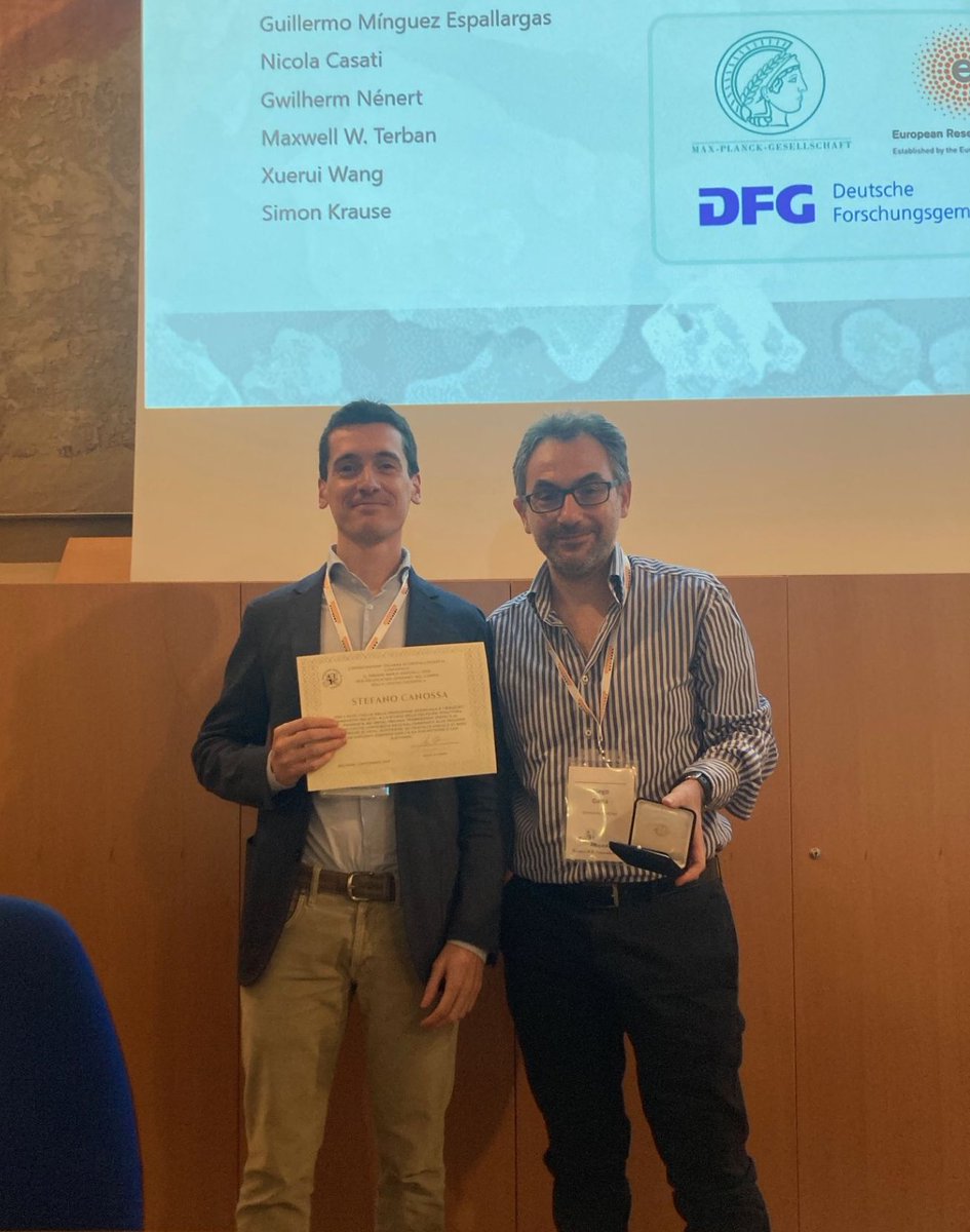 Associazione Italiana Cristallografia (@aicryst) on Twitter photo Nardelli Prize:
Stefano Canossa, @stecanossa
Max Planck Institute for Solid State Research, Stuttgard <a href="/mpifkf/">Max Planck Institute for Solid State Research</a>
"Beyond the average: a journey to the multiscale diversity of framework material" Nardelli Prize:
Stefano Canossa, @stecanossa
Max Planck Institute for Solid State Research, Stuttgard <a href="/mpifkf/">Max Planck Institute for Solid State Research</a>
"Beyond the average: a journey to the multiscale diversity of framework material"