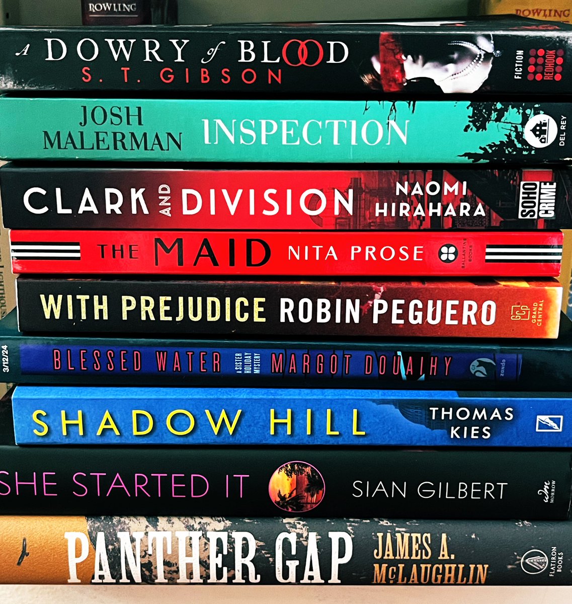 alicespeilburg's tweet image. I went to the bookstore, and then I went to Bouchercon, and my book haul is both amazing and intimidating. Time to start reading! #publishingproblems #bookrecs #bouchercon2023