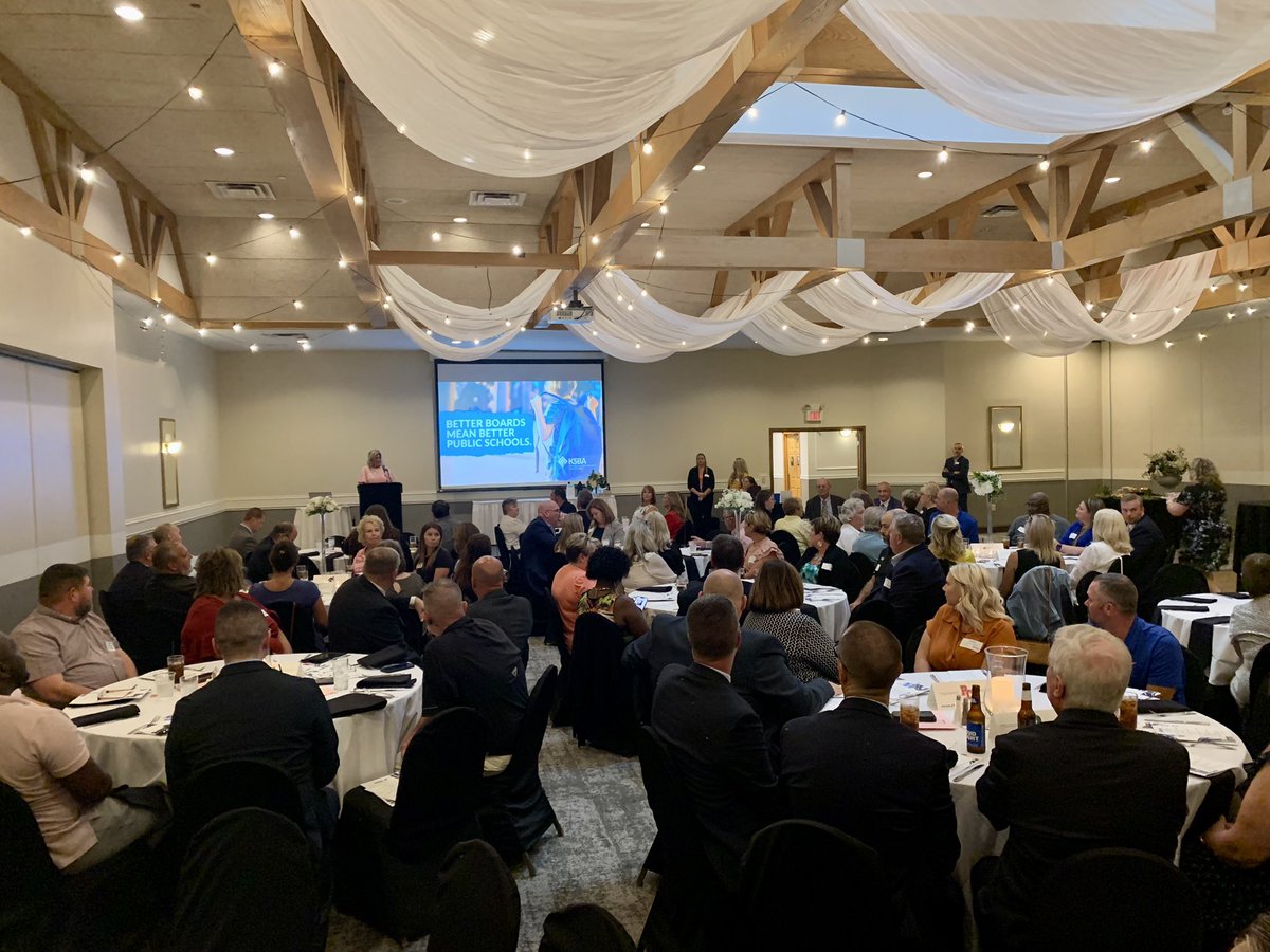 KSBA is excited to be in Erlanger for tonight’s annual meeting of the association’s Northern Ky. Region. Thank you, Regional Chair <a href="/3SportsKids1Mom/">Megan Jones</a>, <a href="/MattBakerWV/">Dr. Matt Baker</a>, District Office Admin. Assistant Nicole Day and all those at Walton-Verona Ind. who helped make tonight happen!