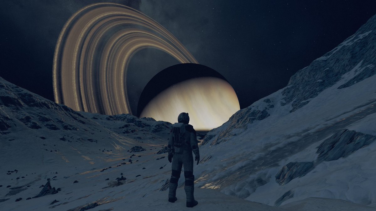 thesomeone's tweet photo. I never really got into Elder Scrolls or Fallout, so I wasn't sure Starfield would be my jam. But man, playing the role of an intrepid space explorer is an absolute blast. https://t.co/f8cVKEp0t5
