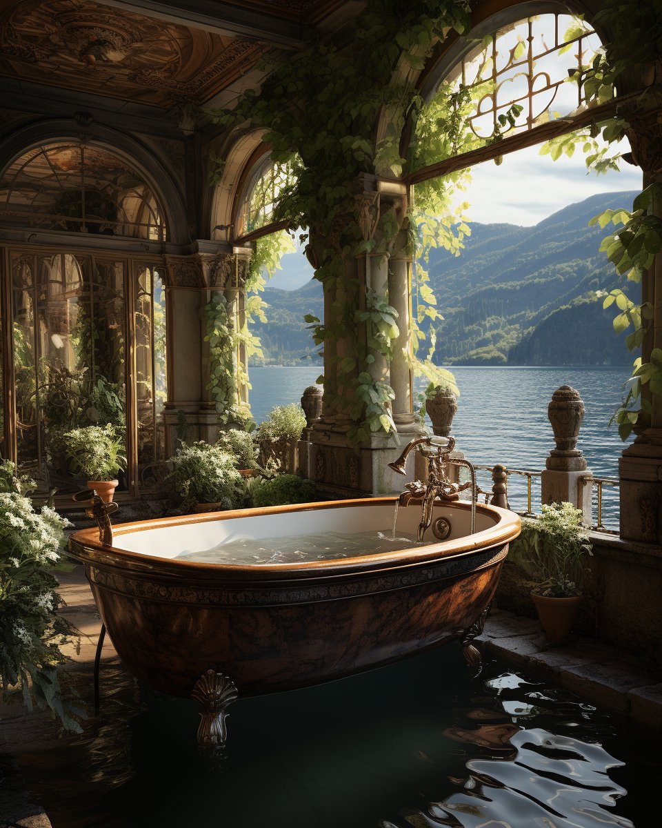 Old money bathroom.