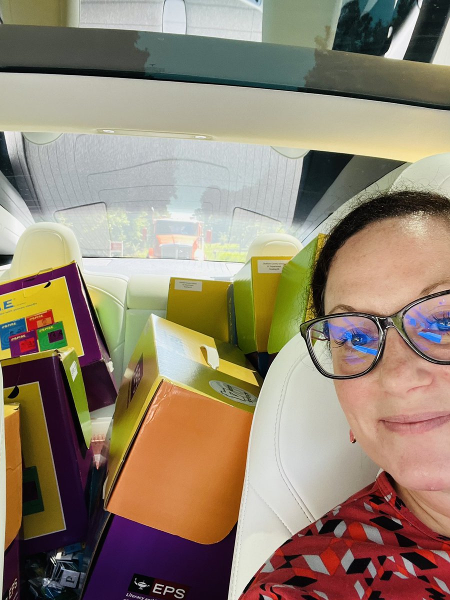 I need a bigger car to deliver all of these curriculum kits around the county 🤪
Be on the lookout K-8 schools EC teachers…I’m on my way! 
#ccsasis #chathamcountyEC