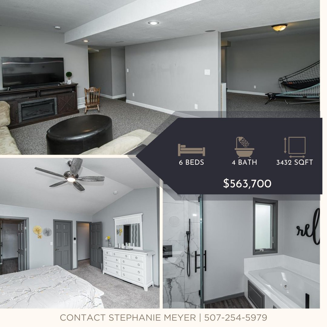 enclave_team's tweet photo. 📣JUST LISTED! 📣

1229 Lone Pine Drive SW Rochester, MN 55902

This home provides all the space you could ever need, both inside &amp; out, along with an unbeatable SW location. 

For more information, please CONTACT Stephanie Meyer | 507-254-5979

#MNrealestate #justlisted https://t.co/WSmDHTszzL