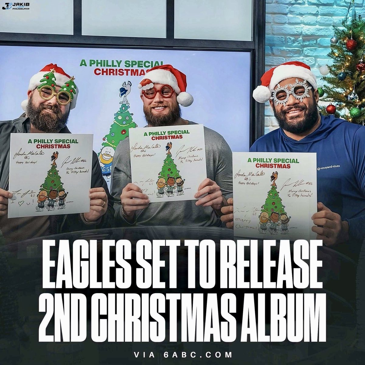JAKIBSports's tweet photo. It’s going to be another ‘Philly Special Christmas’ 🎄 

#FlyEaglesFly https://t.co/lQMjFqPfoN
