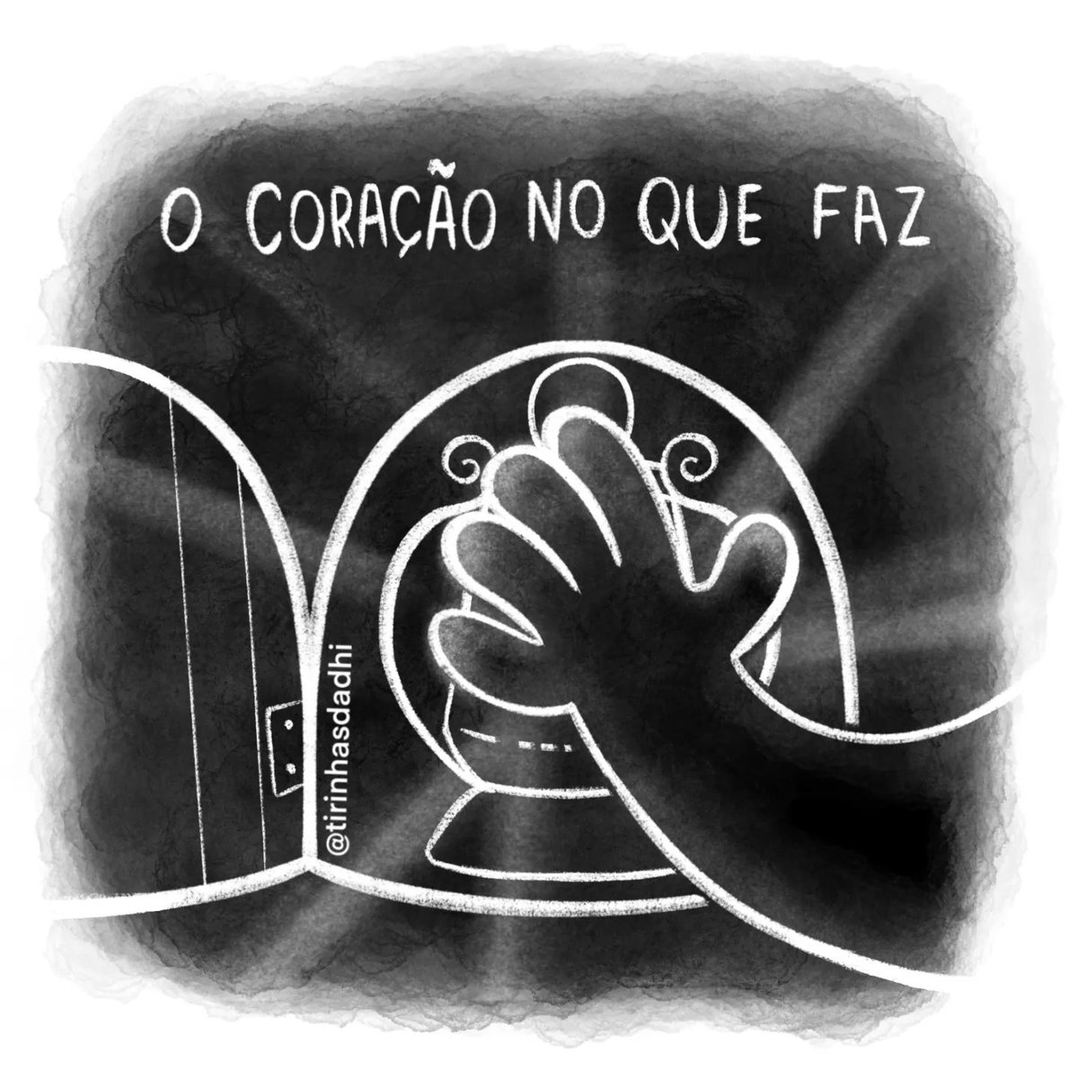 BorgesDhi's tweet photo. ✨️Para iluminar✨️
 A autencidade ilumina, reverbera aqui dentro e gera movimento. Nem sempre é possivel fazer o q gosta, mas faça, nem que seja um pouquinho p luz não se apagar!

#tirinhas #tirinha #desenho #drawing #HQ #pensamentos #sequencialart #reflexão #bandadesenhada https://t.co/xLH15CEkfH