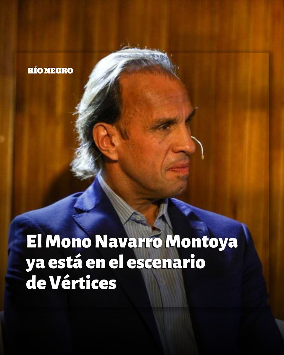 rionegrocomar's tweet photo. ⚽ ¡El Mono Navarro Montoya ya está en el escenario de Vértices!  

El ex arquero de Boca, nos cuenta acerca de sus comienzos en el mundo del fútbol, y los hinchas disfrutan de su testimonio en una entrevista mano a mano con Walter Rodríguez. 

Seguí la cobertura completa 👇 https://t.co/Lv7OhwKwsa