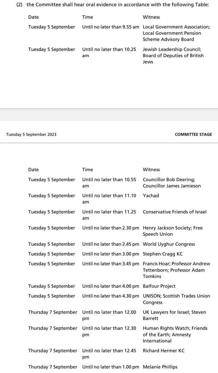 Astonishing.

Why bother with the pretence of hearing evidence on the anti-boycott bill if the Henry Jackson Society and Melanie Phillips are who you are going to call...and there's not a single Palestinian advocacy group