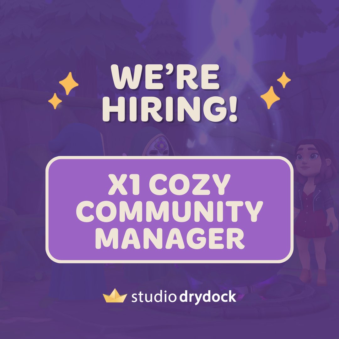 ✨ Cozy Job ✨

Wylde Flowers needs a new community manager!

Role Info:
✨ Entry-level Community Manager
🌸 Full Time
🌏 Remote
💰 85K AUD p/a

Culturally diverse folks, we especially want to hear from you. 🌸

Please apply directly, or RT 💖
jobs.studiodrydock.com/28388