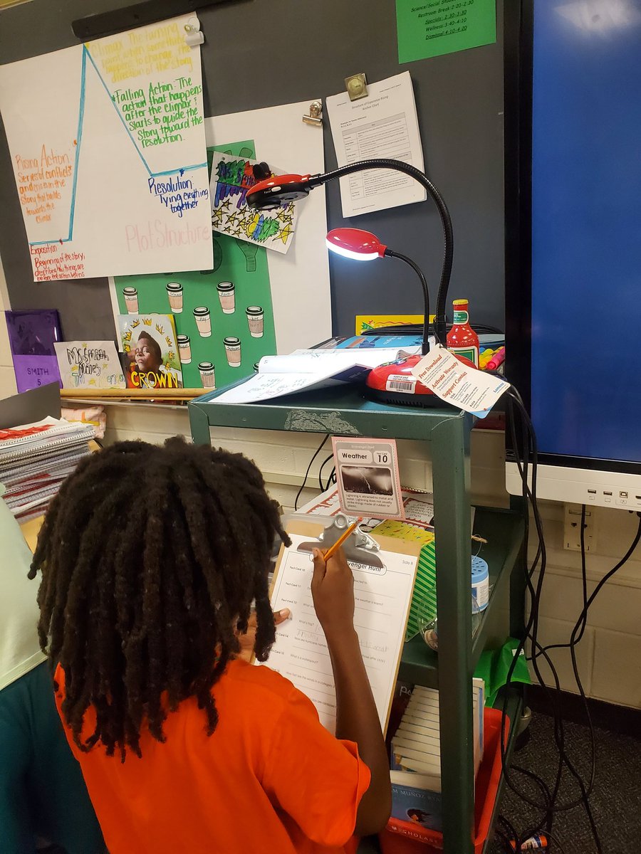MrsSmithMiles's tweet photo. 5th graders are "Wild about Weather" A team scavenger hunt at a level 0. #best10minutes  #teacherhack @CTMontessori1 #Monarchsgrow @mainmarcia https://t.co/cKmK1Ta1NJ