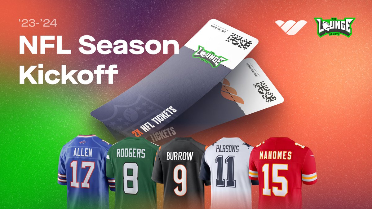 whop's tweet photo. 🏈 MONSTER NFL GIVEAWAY 🏈

Football is back & we're teaming up with @Larrylocks8 @tommyob95  & @ThaLoungeSports for the biggest mf sports giveaway we've EVER done!

🎟️ 1 pair of NFL tickets to any Week 2 game
🎽 1 of 5 NFL jerseys of your choice 

TO ENTER:
👇 Tell us your 2 picks for Superbowl LVIII
❤️ Like
✅ Must be following @Larrylocks8  @tommyob95  & @whop 

6 winners. 1 grand prize. Will DM winners in 48hrs ⏳