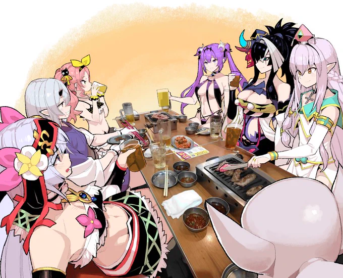 夏コミで超ひさびさの隆生会。楽しかったです! #千年戦争アイギス 