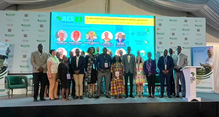 That's a wrap on Day 2 at the @AfClimateSummit! 

A BIG thank you to the speakers, hosts and delegates at our side-event today 🙏 Stay tuned for key takeaways from our conversation!

More to come from AICCRA at #ACS23: bit.ly/ACSACW2023 

#ClimateSmartAfrica #ReadyToScale