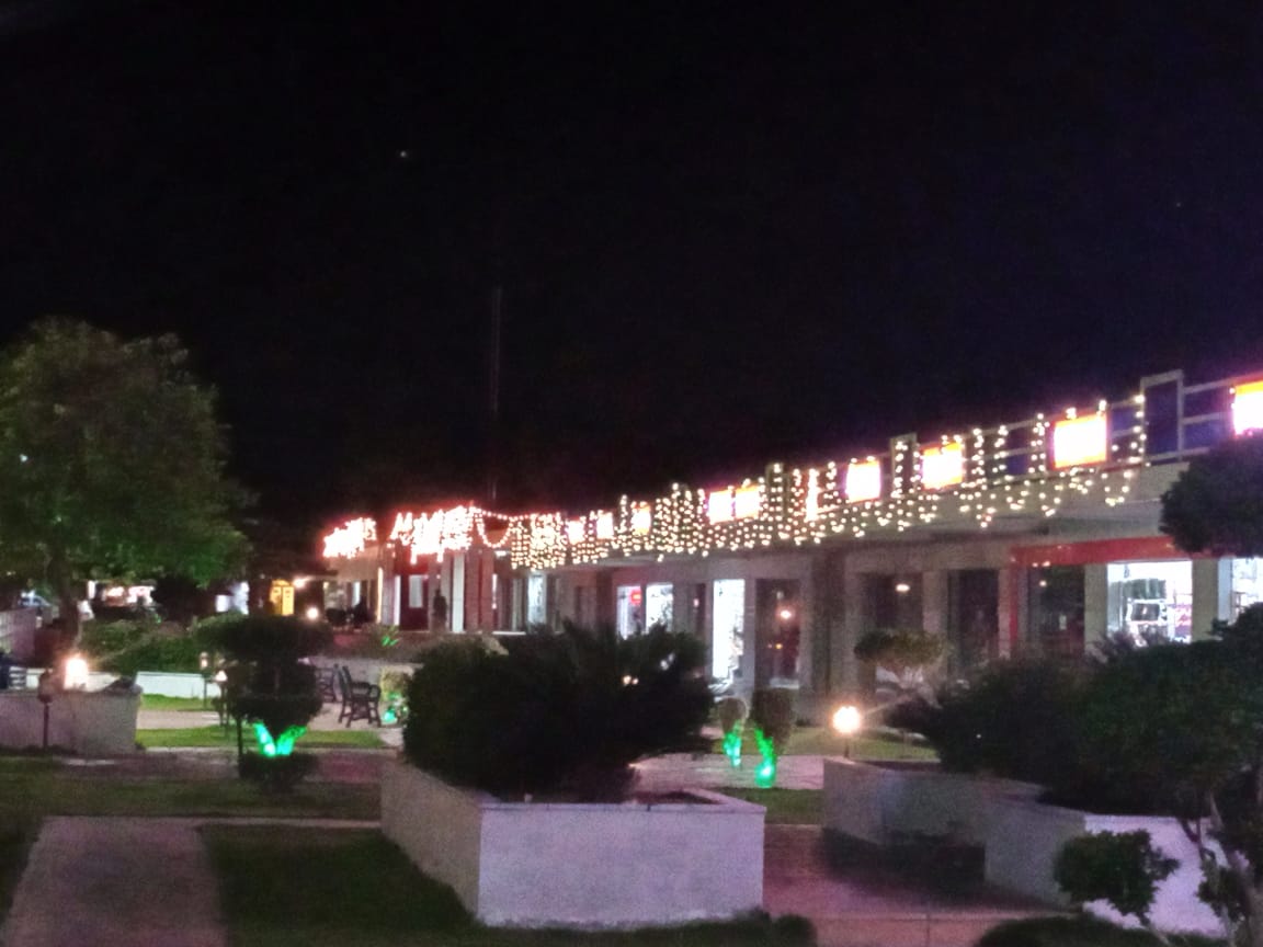 BasraaGhulam's tweet photo. CBM illuminated prominent places of Cantt Board Mangla on Defence Day for pay tribute to our national heroes https://t.co/95JO9EcTtd