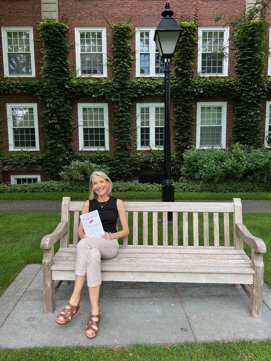 Just me, hanging out on a bench at school with #RightKindOfWrong. 
bit.ly/RKWBook