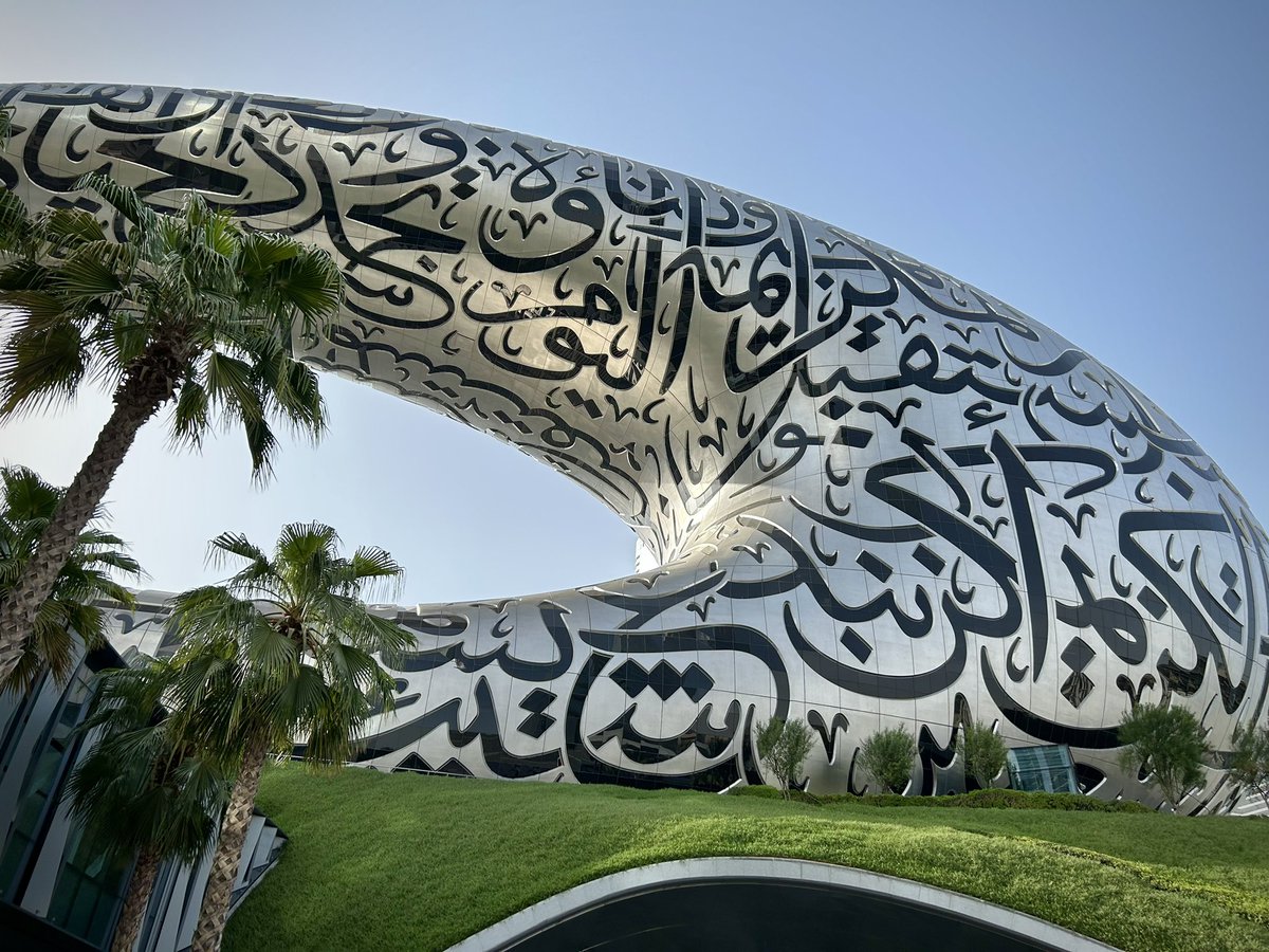 SapnaPatil's tweet photo. Transforming the Museum Experience: Dubai's recently opened Museum of Future" very aptly got tagged as the 'Anti-Museum'. It did make me change my assumption that museums are only about preservation, not innovation or creation #experience #design #museum #Dubai https://t.co/oaWpyih0c7