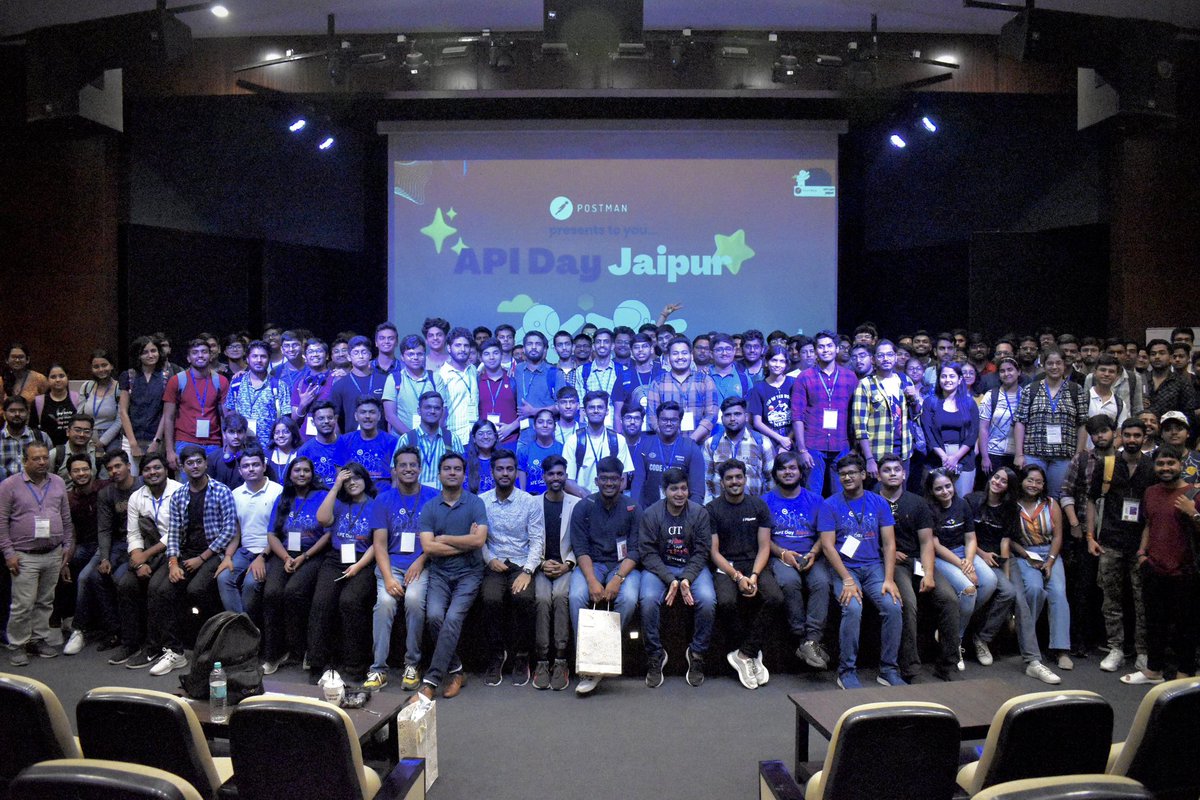 4lph4V's tweet photo. API Day Jaipur - An Incredible Experience! 🚀

Kudos to the organizers for a stellar event with over 175 attendees, boundless enthusiasm, and a fantastic audience. 🤝🏻

Speaking here was an absolute delight! ❤️

Looking forward to more enriching events like this! 🙌🏻

#APIDayJaipur https://t.co/i7egoZ5JBb