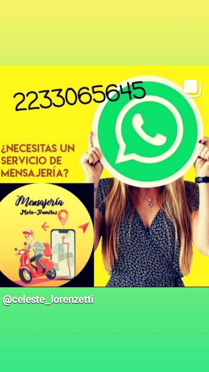 MOTOTRAMITES's tweet photo. ❗MENSAJERIA MOTO TRAMITES❗
NECESITAS ENVIAR, RETIRAR  Y O REALIZAR UN TRAMITE PERSONAL, PODEMOS AYUDARTE. MEJOR PRECIO Y SI SOS CLIENTE ASIDUO ALGÚN DESCUENTITO EXTRA TENES.  12 AÑOS DE EXPERIENCIA.
CONSULTA AL WHAP 2233065645 Y PASO LA INFORMACIÓN COMPLETA DE COMO TRABAJAMOS. https://t.co/2POnzBlzeb