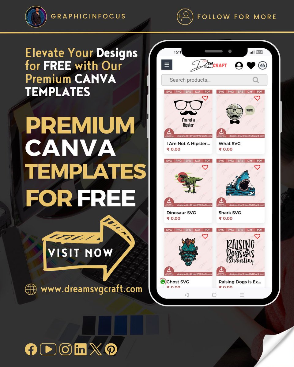 graphicinfocus's tweet image. Dental clinic Poster for my CLIENT designed by using Canva 😊
Follow us to learn the step-by-step process of designing.
@graphicinfocus
📍 For more Canva Tutorials and Tips Follow Us
💜 @graphicinfocus
Hashtags:-
#canvatutorial #canvatutorials
#canvatipsandtricks #canvahacks