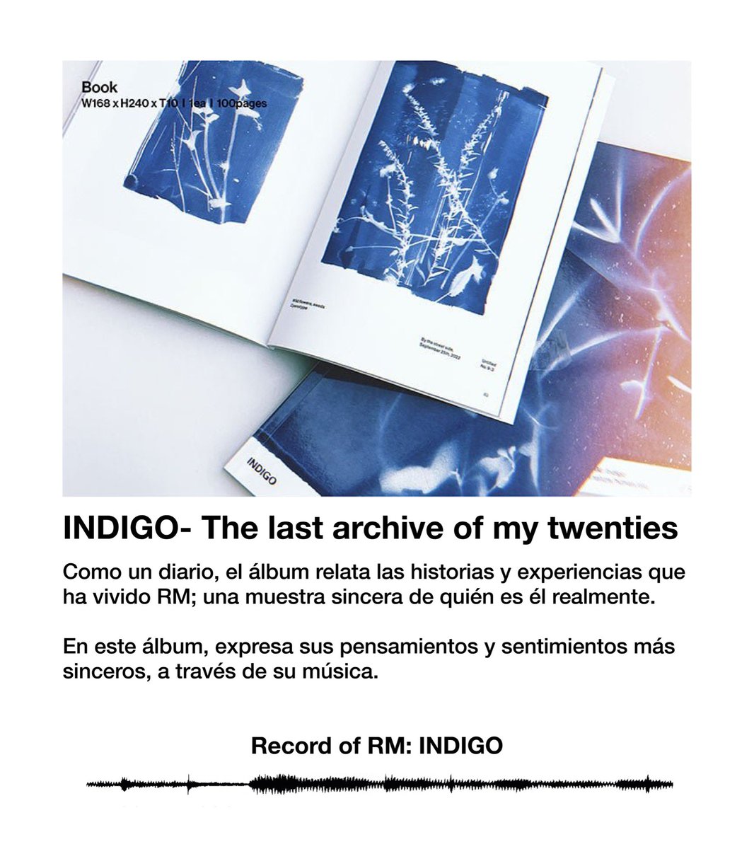 mikrokosmicgrls's tweet photo. Ya se acerca el cumple de Nam y para comenzar, queremos platicar sobre INDIGO💙
Sin duda es un álbum que no puedes dejar de escuchar y apreciar✨
Una obra de arte en todos los sentidos.

Descubre todos los detalles que hacen que este álbum sea aún más especial.
#namjoon #indigo https://t.co/mrMifVvrnD