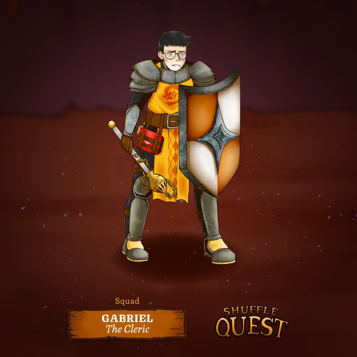 BAMgamestudio's tweet photo. MEET THE CREW  

Just because every RPG church is evil doesn’t means they don’t offer great dental! Gabriel was happy filling blessings behind a desk, but he is not one to let his friends go without a healer.

#RogueLike #IndieGame #Kickstarter #Multiplayer https://t.co/RCRcUFVdEw