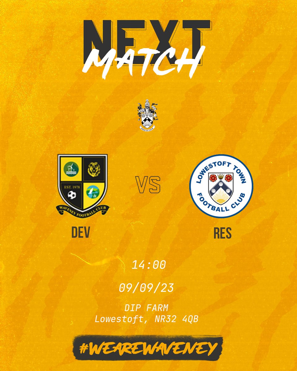 📆 𝑾𝒆𝒆𝒌𝒆𝒏𝒅 𝑨𝒄𝒕𝒊𝒐𝒏 𝑨𝒍𝒆𝒓𝒕! 🥅

Five of Waveney FC teams are set for Weekend Showdowns!

#WFC #WeAreWaveney #WaveneyOfficial #NextMatch
