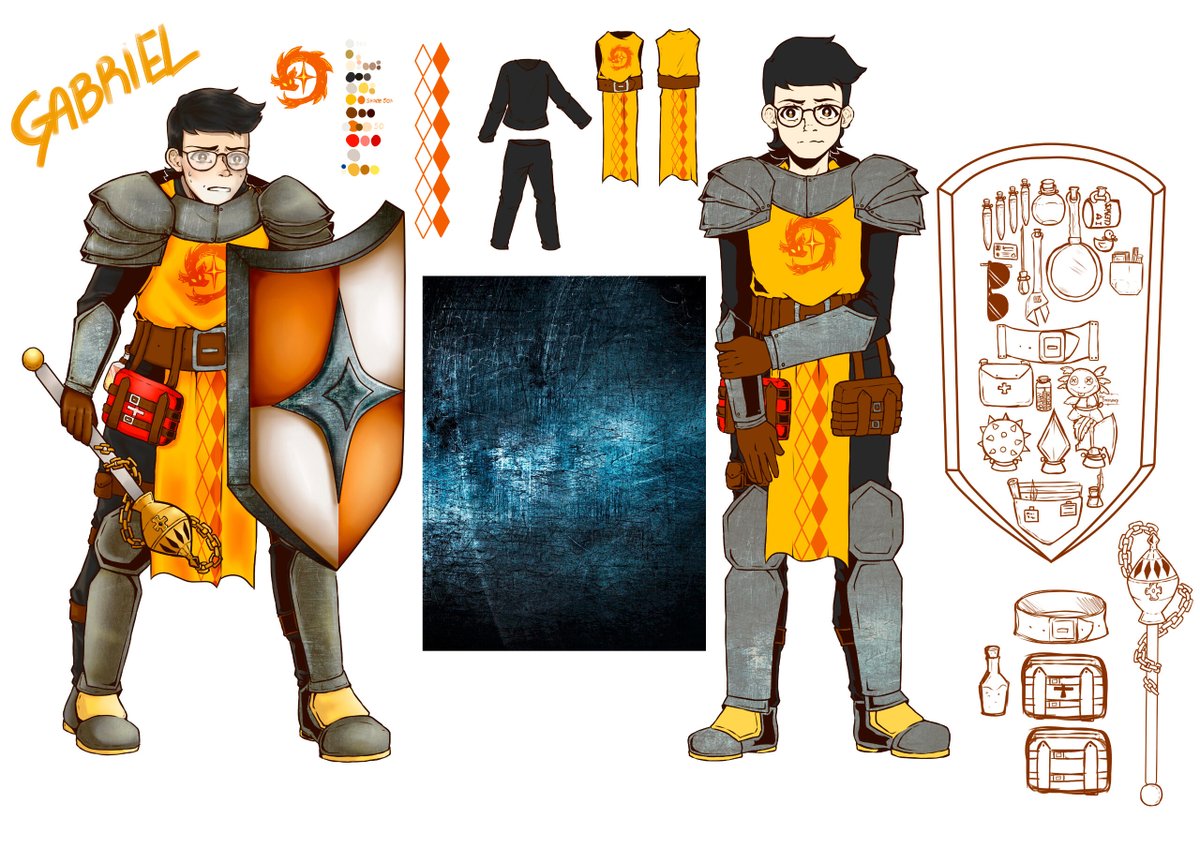 BAMgamestudio's tweet photo. In game Gabriel is a dedicated support, providing healing, card draw and boosts to the party. But if the others are fooling around he can become a true bonk machine. If you like being the healer or being the most reliable guy around Gabriel might be for you. https://t.co/ZCbAzh1lWr