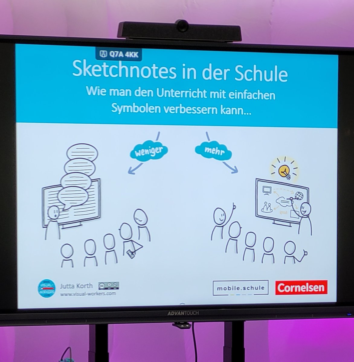 Workshop Nr. 2 bei der @mobileschule Tagung in Hannover im Auftrag von Cornelsen: Sketchnotes in der Schule - wie immer großer Andrang - es war mir eine Freude! Meine Präsentation mit den weiterführenden Links findet ihr hier: drive.google.com/file/d/16YVpDC…… #twlz #molol #molol23