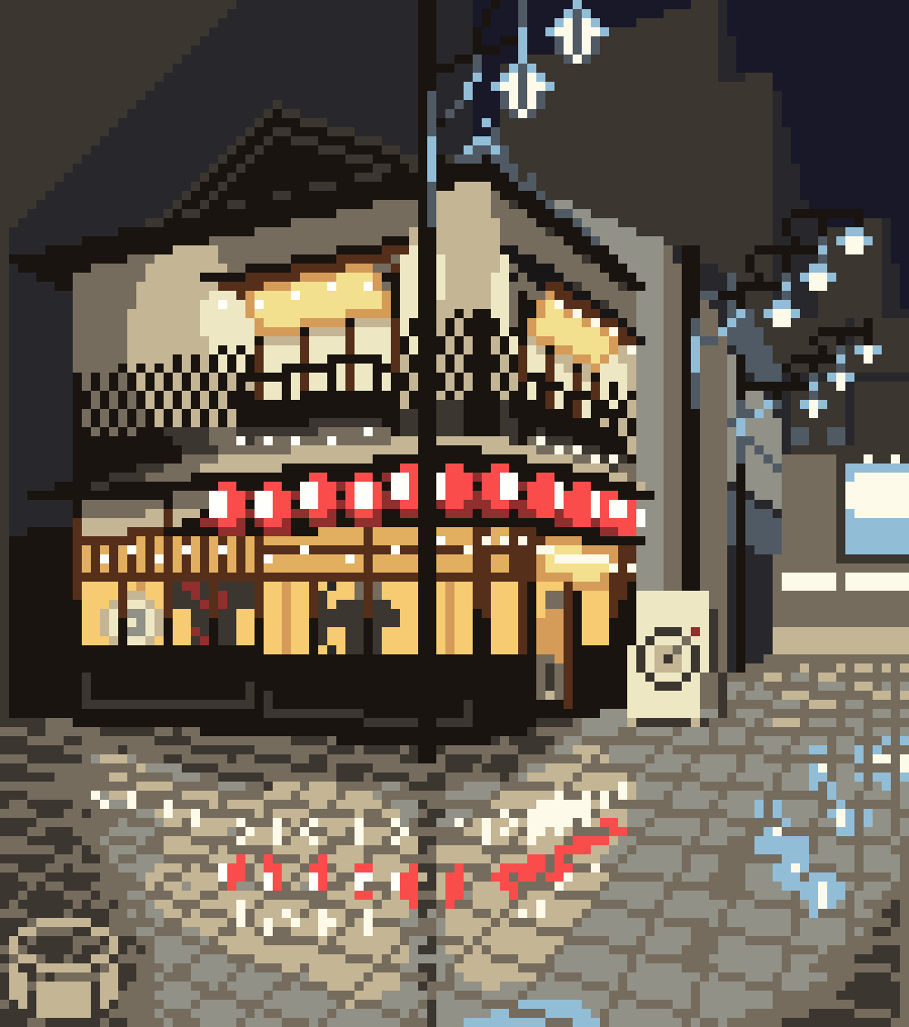 magodellepercus's tweet photo. Archery store in Osaka, Japan. Quite proud of the shading and reflections :-)
#pixelart #pixelarchitecture #Japan https://t.co/vOJiXJhJUu