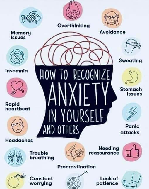 CHADIGLOBAL's tweet photo. Anxiety is a common mental health issue that can lead to worry, restlessness, and physical symptoms like rapid heartbeat and sweating. It can disrupt daily life and impact both mental and physical well-being.

#AnxietySupport
#MentalHealthJourney
#bellletstalk 
#WellnessMatters https://t.co/X9T4LkIyLp
