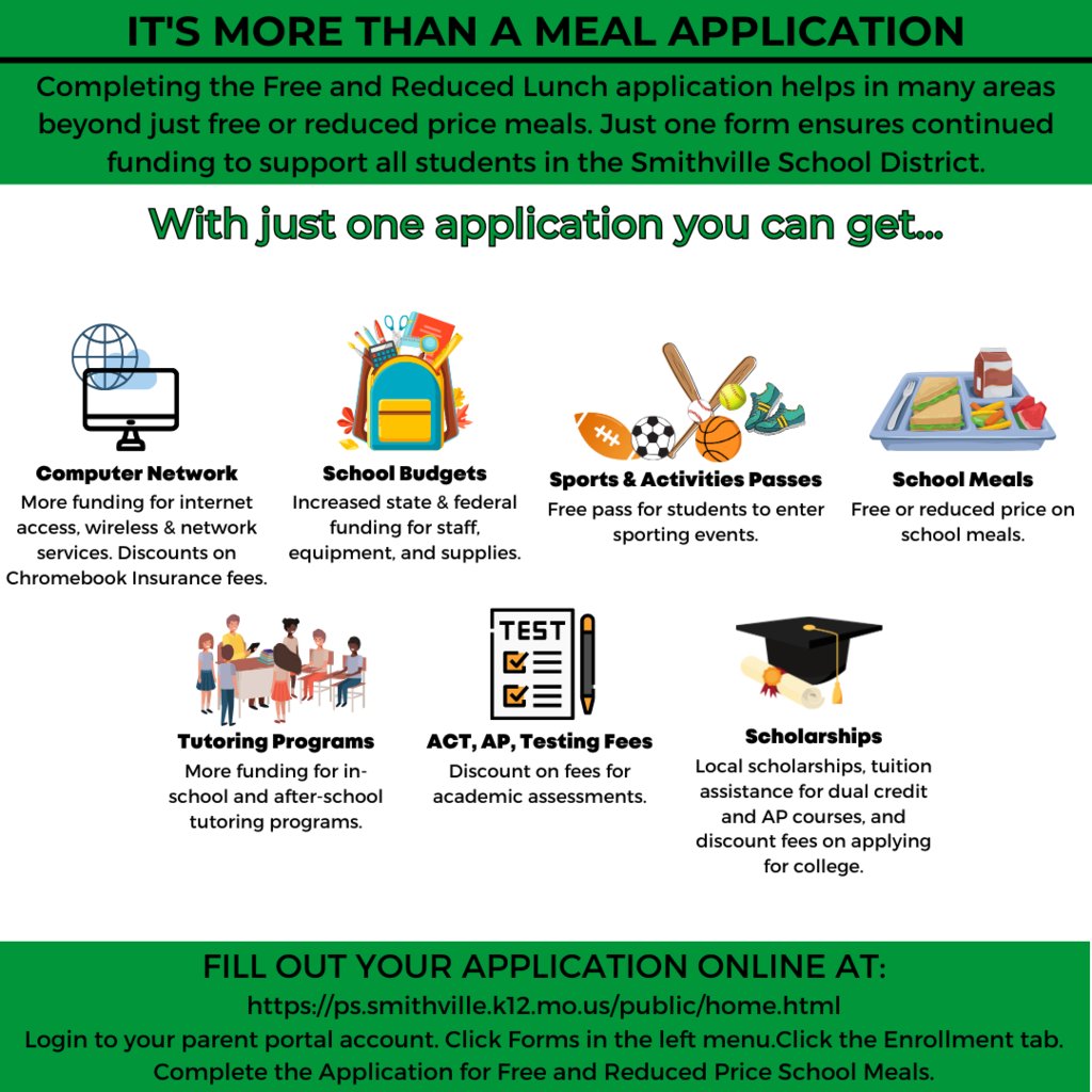 Complete your Free and Reduced Lunch application today!