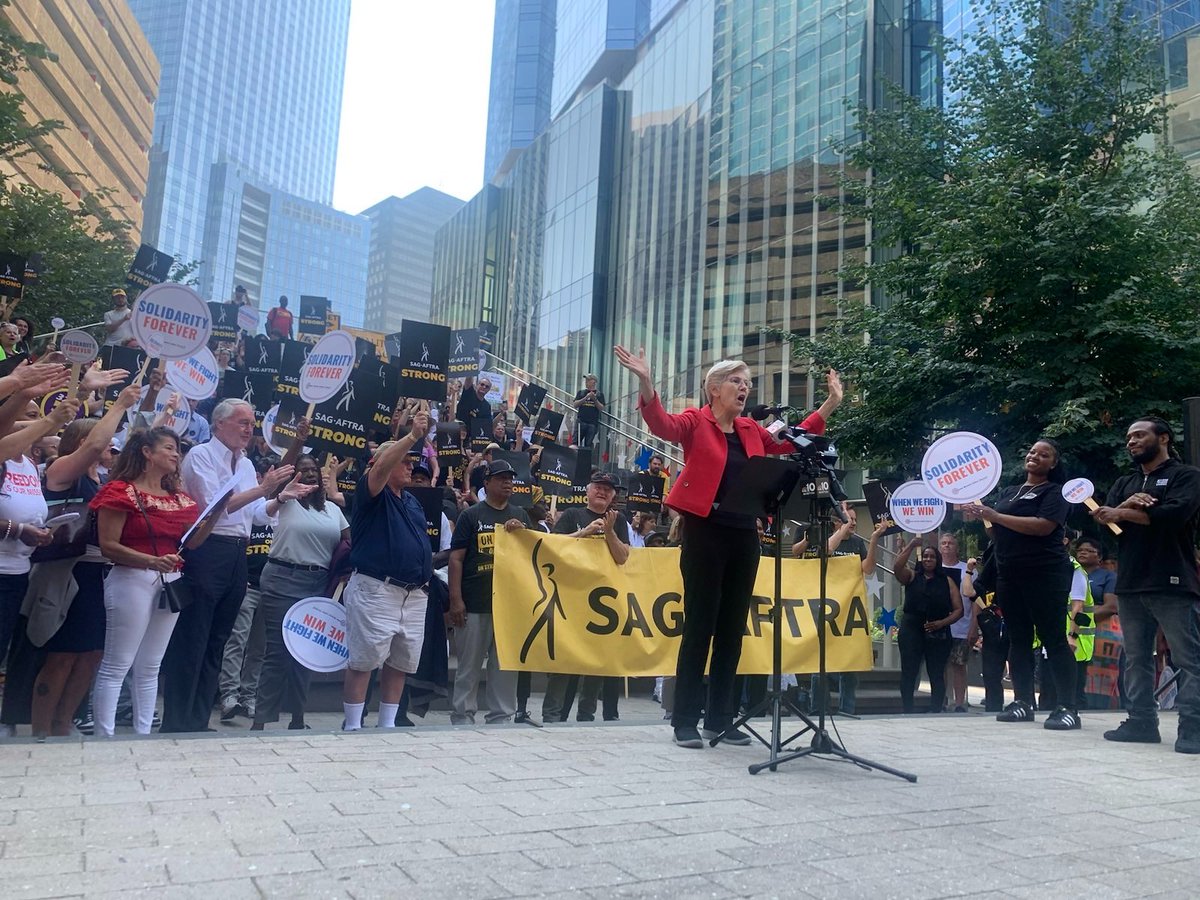 From the Central Massachusetts AFL-CIO Labor Day Celebration to yesterday’s <a href="/SAGAFTRA/">SAG-AFTRA</a> rally with <a href="/GBLCBoston/">Greater Boston Labor Council - GBLC</a>, it was loud and clear: working people are in this fight to make our economy work for everyone, not just the rich and powerful.