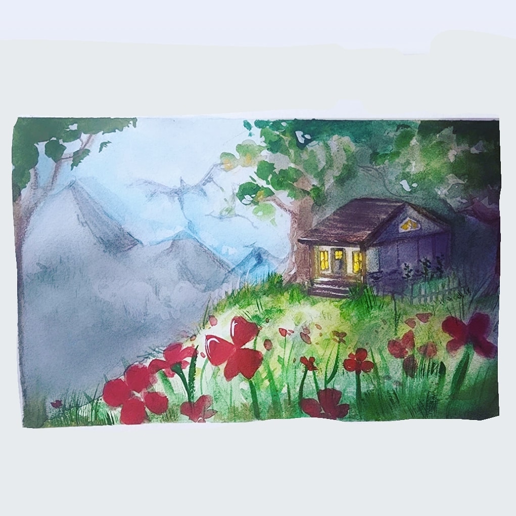 ana_mations's tweet photo. Hey all!! Here's a little skyrim house, also anyone have any tips for starting an art buisness? 
•
•
•
•
•
•
•
#digitalart #tradtionalart #sketchbook #sketch #drawing #procreate #anime #art #artist  #gamedev #characterdesign
#stardewvalley #watercolor #smallbusiness https://t.co/gBQvyl9PNp