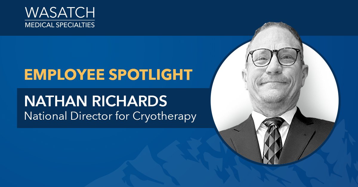 CryoWasatch's tweet photo. Nathan Richards has been a trained, certified surgical technician since the late 1990s and has devoted his career to improving and bringing cutting-edge #prostatecancer technology to patients. Thank you, Nathan, for all you do for Wasatch Medical Specialties! #EmployeeSpotlight https://t.co/FWok59scBQ