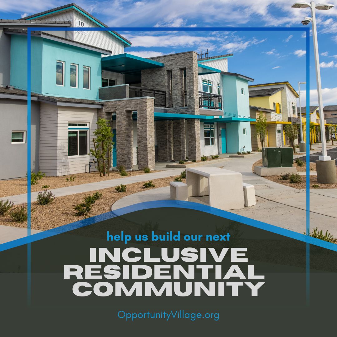 OppVillageLV's tweet photo. Help us build the next OV supported housing project in #LasVegas and provide residents with an accessible and affordable housing community.

https://t.co/ZNrFvZGsWf

#DisabilityServices #Inclusivity #OpportunityVillage https://t.co/jKEmjGpkF6
