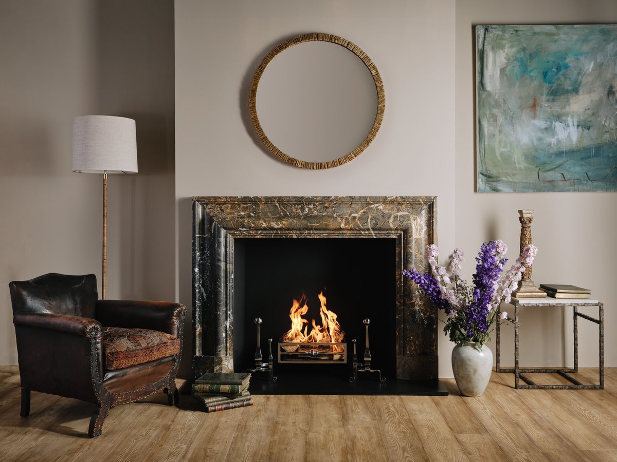 Our Milo fireplace design carved from Grigio Gold.

This is just one design from our Special Materials collection, selected in response to the growing popularity of rare and unusual materials in the design of fireplaces. chesneys.co.uk/fireplaces/spe…