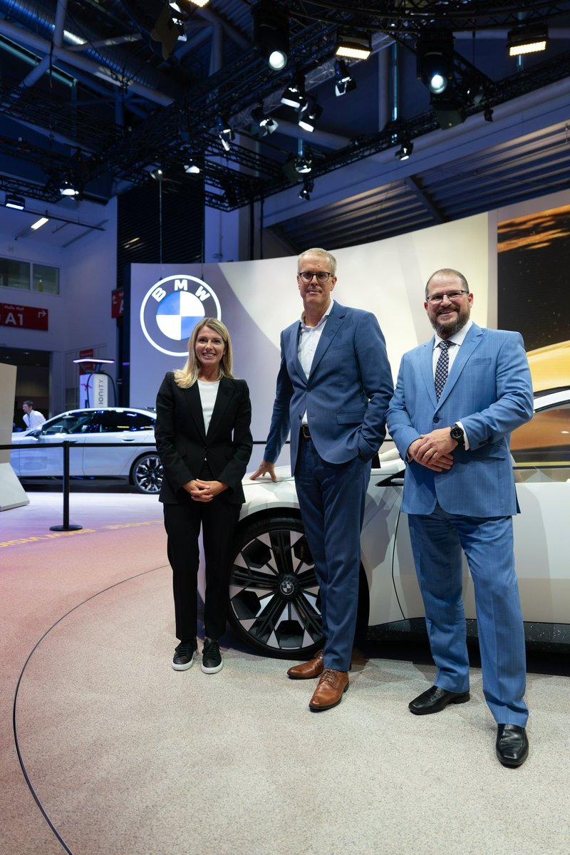 IAA Mobility 2023 Day 1 is a wrap! Feeling incredibly honoured and excited about our two <a href="/awscloud/">Amazon Web Services</a> strategic partnership announcements with <a href="/BMWGroup/">BMW Group</a> on automated driving and <a href="/Qualcomm/">Qualcomm</a> on software defined mobility. Thanks so much Christiano and Frank to you and your teams!