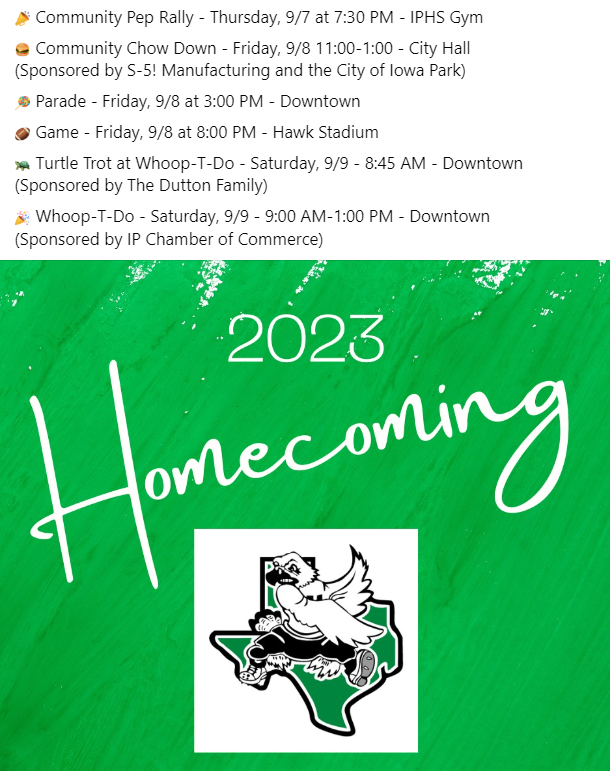 Iowa Park CISD (@iowaparkschools) on Twitter photo 