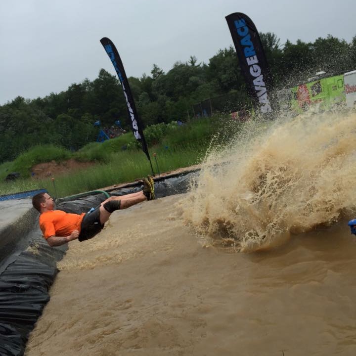 St1ggyG's tweet image. This is one of my favorite pictures taken of me EVER!!!  Someone hit the water right before me, but it looks like I'm creating some kind of "sonic boom" in front of me pushing the water away.  #SavageRace